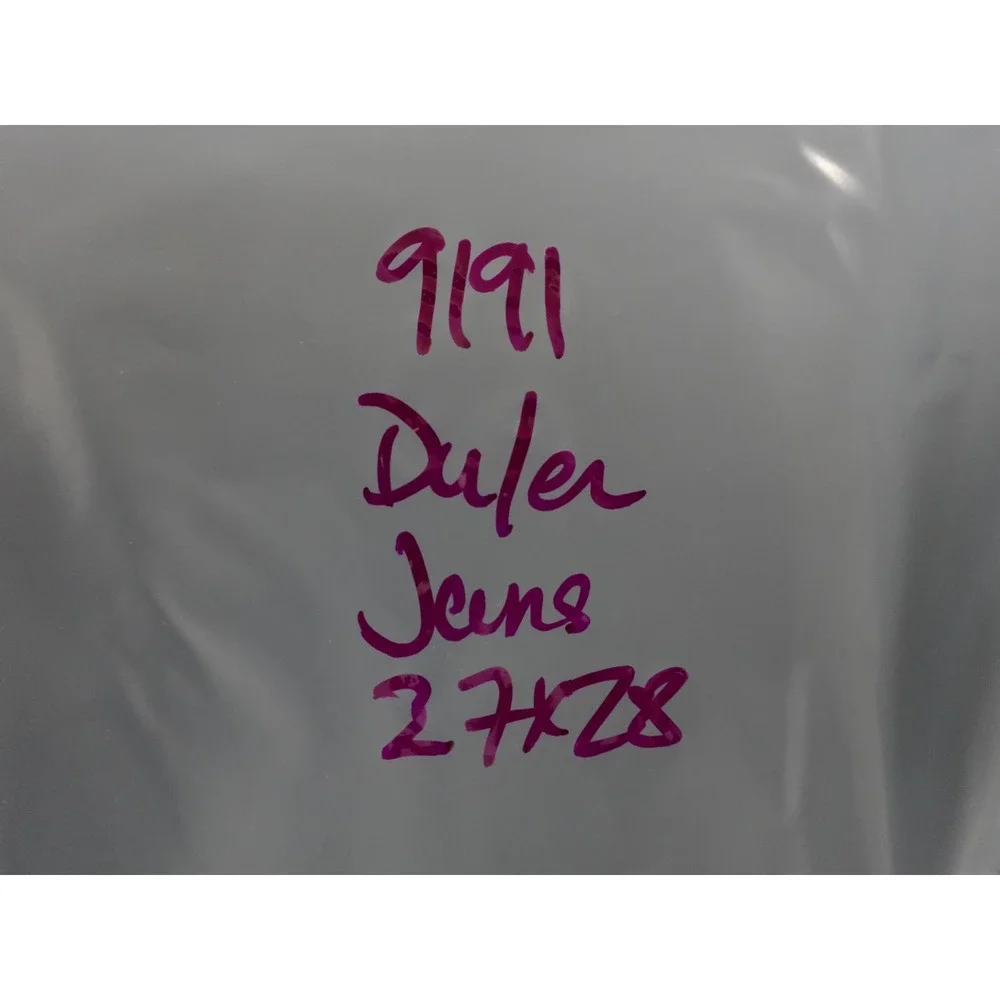 DU/ER Performance Denim Jeans Womens 27x28 Black Good Slim Straight‎ WFLR2616